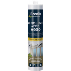 Füllspachtel RENOLIGHT ACRYL A930 weiß B2 n.DIN 4102 300ml BOSTIK