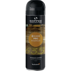 Baustellenmarkierspray Pro Marker schwarz 500ml Spraydose SOPPEC