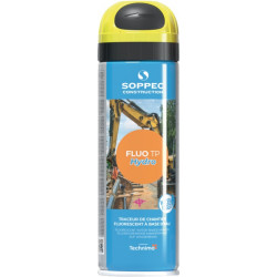 Baustellenmarkierspray Fluo TP Hydro neongelb 500ml Spraydose SOPPEC