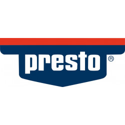 2K Montagespachtel hell ocker,Härter rot 250g Dose PRESTO