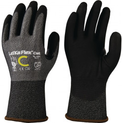 Schnittschutzhandschuhe LeiKaFlex® CUT RL 1636 Gr.9 grau schwarz EN 388 PSA II