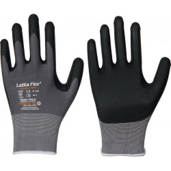 Handschuhe LeiKaFlex 1466 Gr.8 grau EN420 EN388 PSA II LEIPOLD