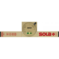 Neigungswasserwaage NAM 50 T 50cm Alu.gold m.Magnet SOLA