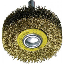 Rundbürste D.40mm Ms. gewellt Rundbürste D.40mm Ms. gewellt
