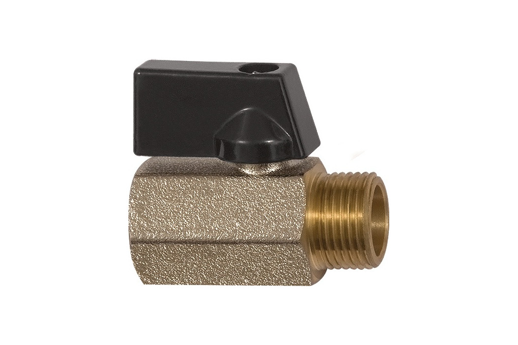 Mini Kugelhahn VALVE LINE 13mm 1 2 IG AG DN 15mm RIEGLER