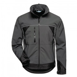 Softshelljacke BETA Gr.XL grau schwarz ELYSEE