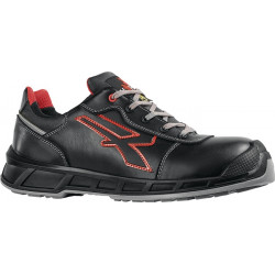 Sicherheitshalbschuh Billie Gr.42 W.11 schwarz rot S3 CI SRC ESD EN20345 Leder U