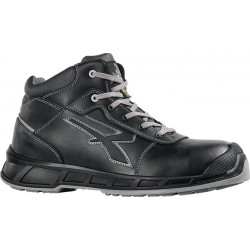 Sicherheitsstiefel Gaynor Gr.41 schwarz grau S3 CI SRC ESD EN20345 Leder U.POWER
