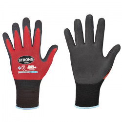 Handschuhe PRECISOR Gr.10 rot schwarz EN 420 EN 388 PSA II STRONGHAND