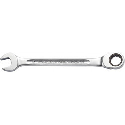 Maulringratschenschlüssel OPEN RATCH 17 SW 21mm L.275mm umschaltbar,Rings.15Grad