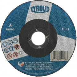 Trennscheibe BASIC D178x1,6mm ger.2in1 Bohr.22,23mm TYROLIT