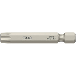Bit 867 TORX® HF 1 4 Zoll TX 40 L.50mm o.Farbleitsystem WERA