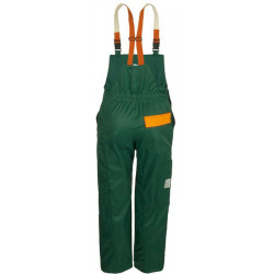 Schnittschutzlatzhose KONIFERE Gr.52 grün orange WATEX
