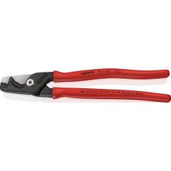 Kabelschere StepCut XL L.225mm Kopf brün.Ku. Überzug KNIPEX
