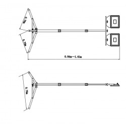 LED-Strahler 2 x 50 W 2 x 3660 LED-Strahler 2 x 50 W 2 x 3660