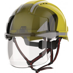 Industriekletterhelm EVO® VISTAshield® Dualswitch™ gelb rauch ABS
