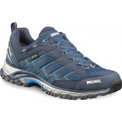 Freizeitschuh Caribe GTX Gr.46 marine blau Velour Mesh MEINDL