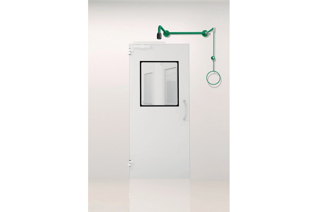 Notdusche Classicline m.Zugst.Über Tür Montage Anschl.3 4 IG Zoll B SAFETY Notdusche Classicline m.Zugst.Über Tür Montage Anschl.3 4 IG Zoll B SAFETY