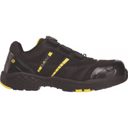 Sicherheitshalbschuh Admiral John Gr.40 schwarz gelb S1PS FO HRO LG SC SR ESD Sicherheitshalbschuh Admiral John Gr.40 schwarz gelb S1PS FO HRO LG SC SR ESD
