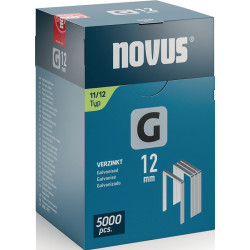 Flachdrahtklammer G Typ 11 B10,6xL12mm Draht B.1,25mm 5000 St.NOVUS Flachdrahtklammer G Typ 11 B10,6xL12mm Draht B.1,25mm 5000 St.NOVUS