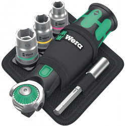 Steckschlüsselsatz 8009 Zyklop Pocket Set 2 19 tlg.3 8Zoll 1 4 Zoll Z.72 WERA