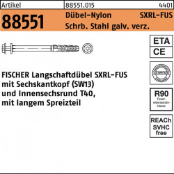Langschaftdübel SXRL 10x80 FUS Langschaftdübel SXRL 10x80 FUS
