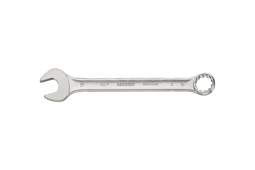 Ringmaulschlüssel 7 SW 13mm L.170mm Form A CV Stahl GEDORE Ringmaulschlüssel 7 SW 13mm L.170mm Form A CV Stahl GEDORE