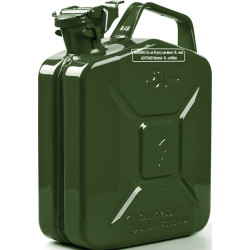 Kraftstoffkanister 5l Olivgrün RAL 6003 Stahlbl.0,9mm L230xB120xH310mm VALPRO