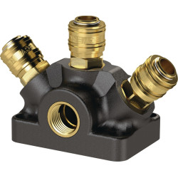 Endverteilerdose Gew.G 3 4 Zoll 26,44mm IG,3 Kupplungen DN 7,2 TECWERK