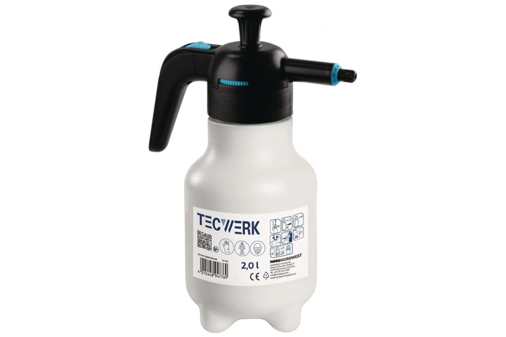 Drucksprüher 2l FPM Dichtung,Kunststoff Düse TECWERK