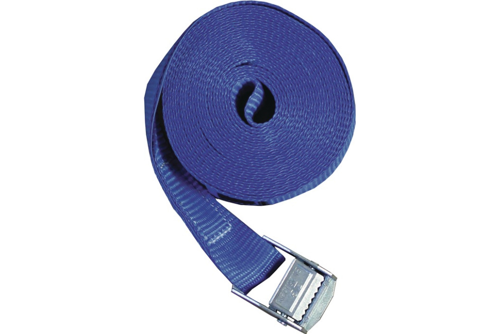 Zurrgurt DIN EN 12195 2 L.4m B.25mm m.Klemmschl.LC U 250 daN TECWERK