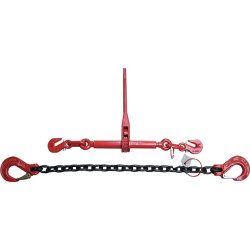 Zurrspannkette zweiteilig Güte 8 3,0m S.10mm Zugkr.6300 daN 1575 daN TECWERK
