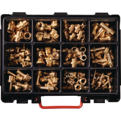Sortimentsbox Messingdrehteile 120 tlg.TECWERK