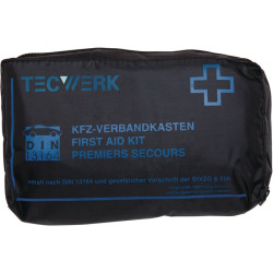 KFZ Verbandtasche ultraTRAFFIC BAG B150xH70xT240ca.mm schwarz TECWERK
