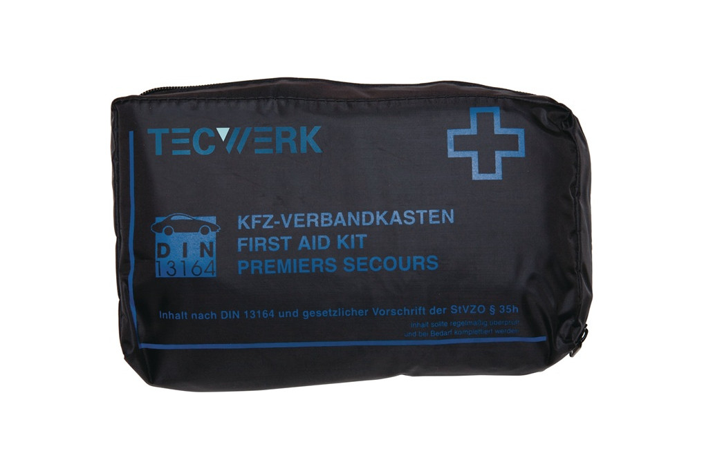 KFZ Verbandtasche ultraTRAFFIC BAG B150xH70xT240ca.mm schwarz TECWERK