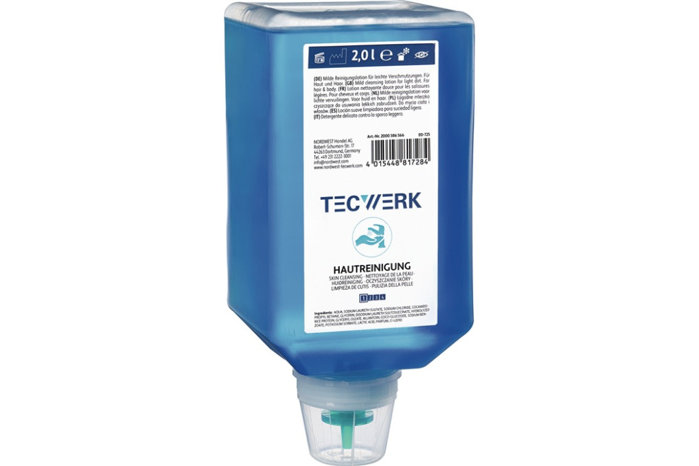 Hautreiniger 2l Variofl.f.4707 010 009 leichte b.mittlere Verschmutz.TECWERK Hautreiniger 2l Variofl.f.4707 010 009 leichte b.mittlere Verschmutz.TECWERK