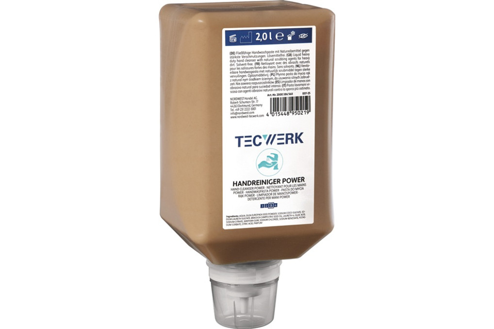 Handreiniger Power 2l seifenfrei,lösemittelfrei,parfümiert TECWERK Handreiniger Power 2l seifenfrei,lösemittelfrei,parfümiert TECWERK