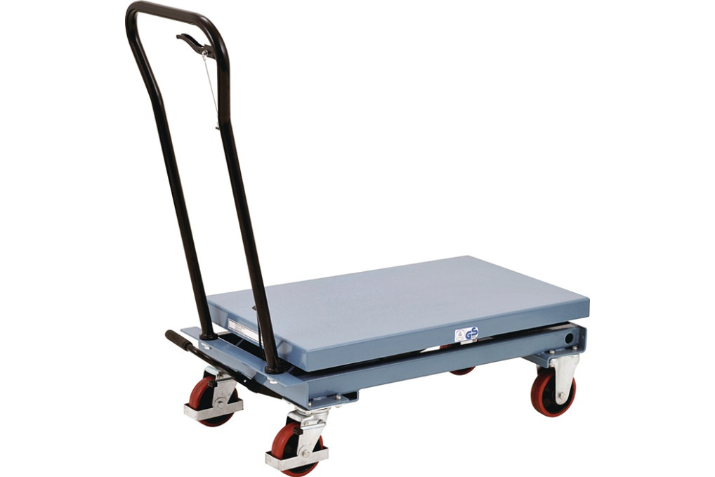 Scherenhubtischwagen Trgf.750kg Hubber.420 1000mm fusshydraulisch TECWERK