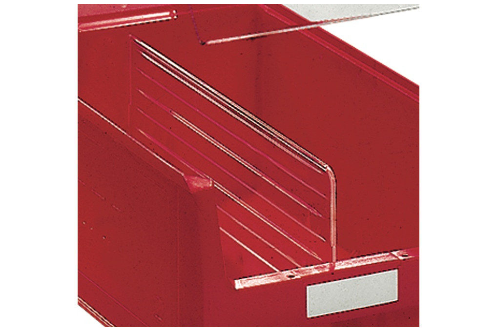 Längsteiler f.Sichtlagerkasten MK2 PS glasklar 10St. Btl.TECWERK Längsteiler f.Sichtlagerkasten MK2 PS glasklar 10St. Btl.TECWERK