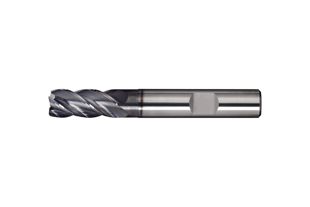 Schaftfräser DIN 6527L INOX HPC D.12mm VHM TiAlN HB Z.4 lang TECWERK