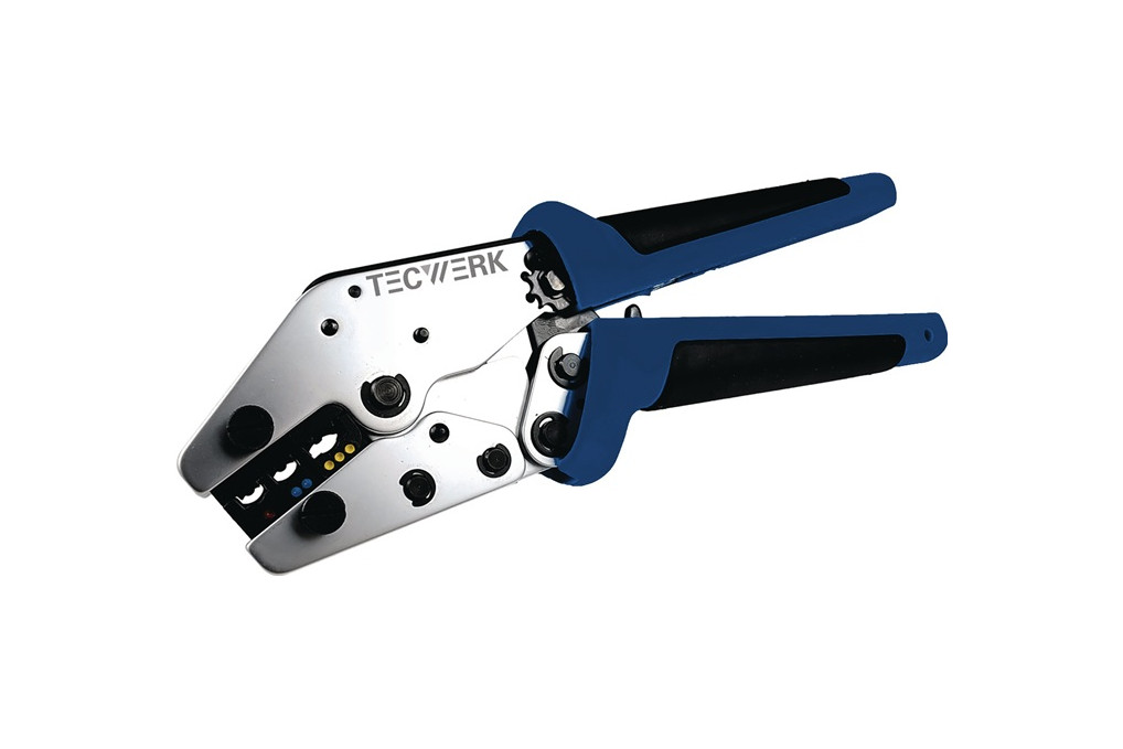 Crimpzange L.235mm 0,5 6 (AWG 20...10)mm² TECWERK Crimpzange L.235mm 0,5 6 (AWG 20...10)mm² TECWERK