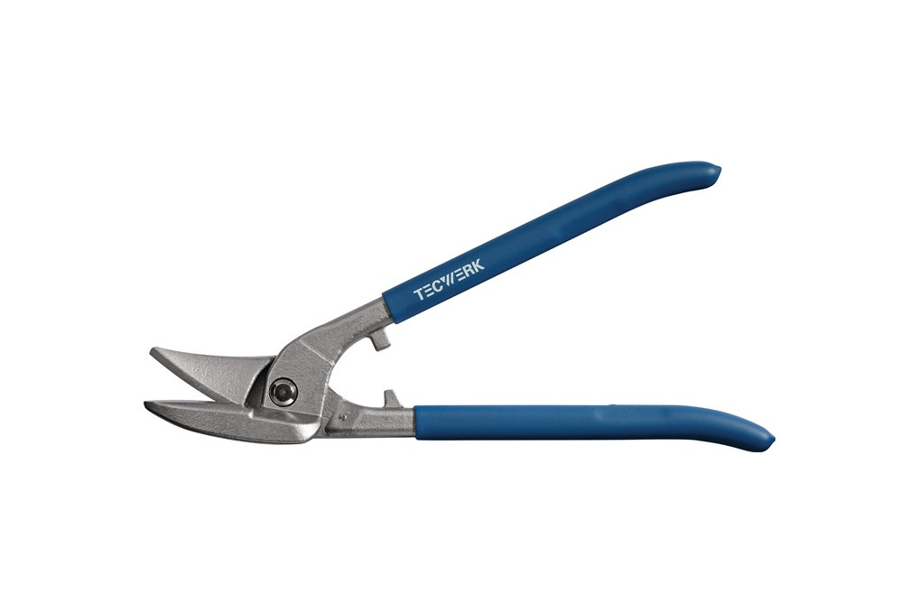 Idealblechschere L.260mm li.STA max.0,8mm VA max.0,45mm TECWERK