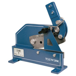 Blech  Rundstahlschere 2BR 6 Messer L.180mm Stahlbl.70x6mm Rundstahl 13mm TW