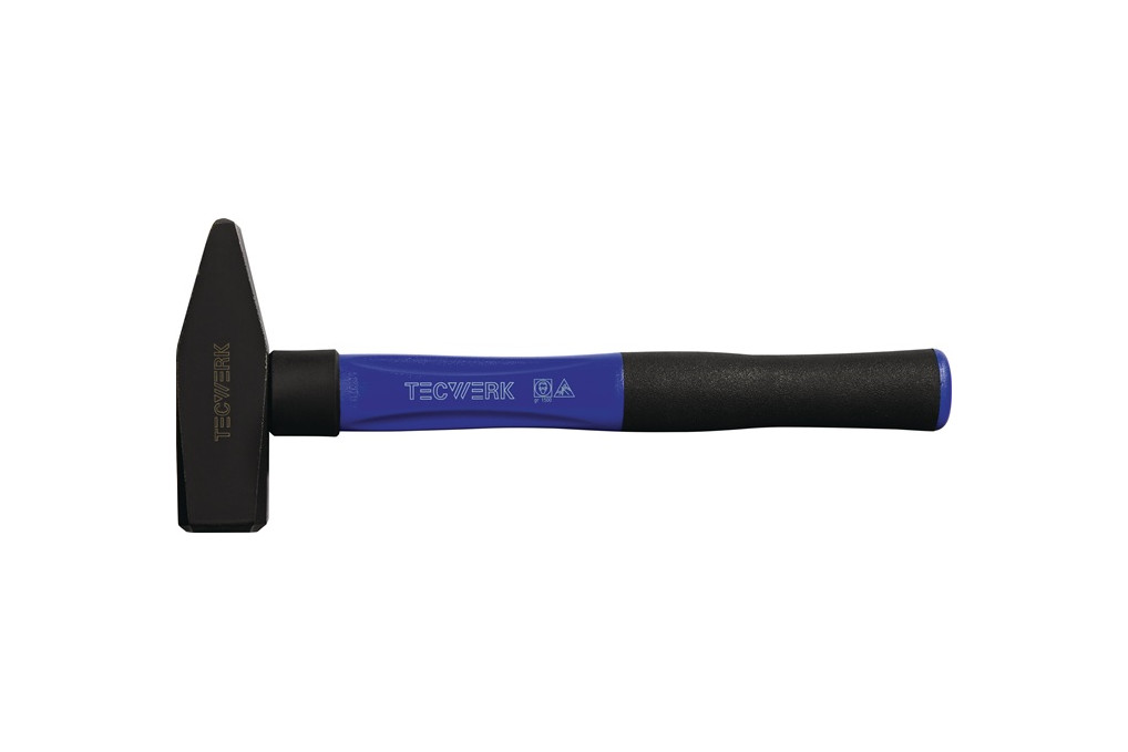 Schlosserhammer 1000g Stiel L.360mm 3K Stiel m.Stahlschutzhülse TECWERK
