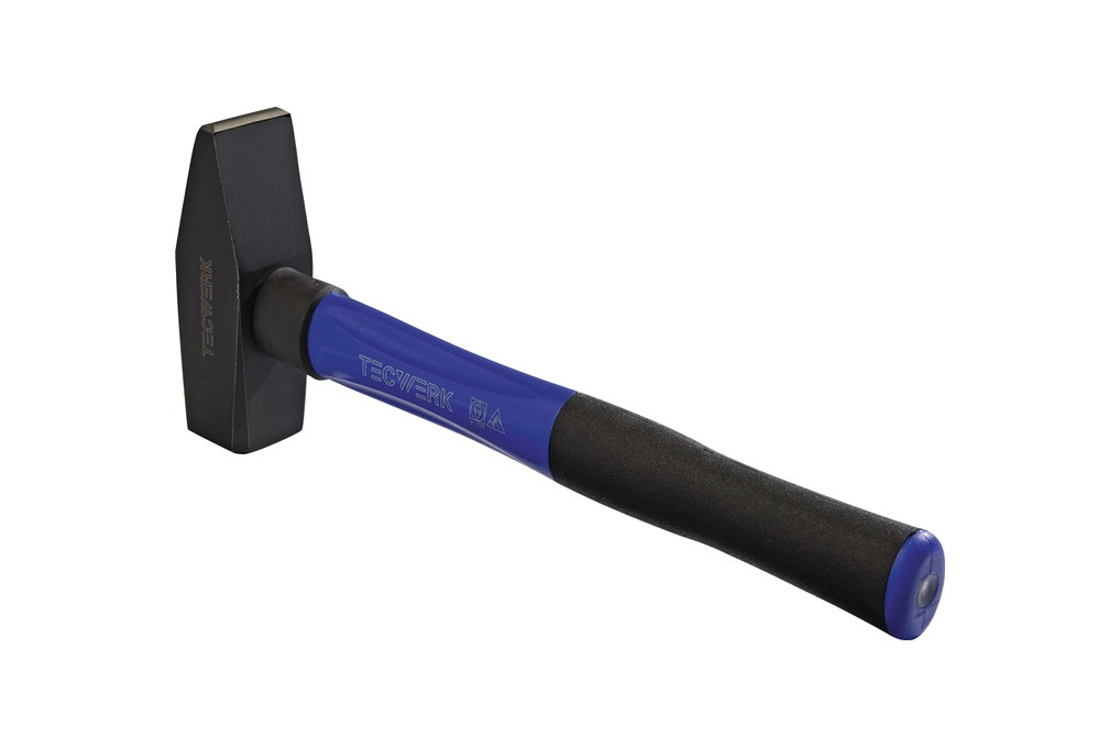 Schlosserhammer 1500g Stiel L.380mm 3K Stiel m.Stahlschutzhülse TECWERK