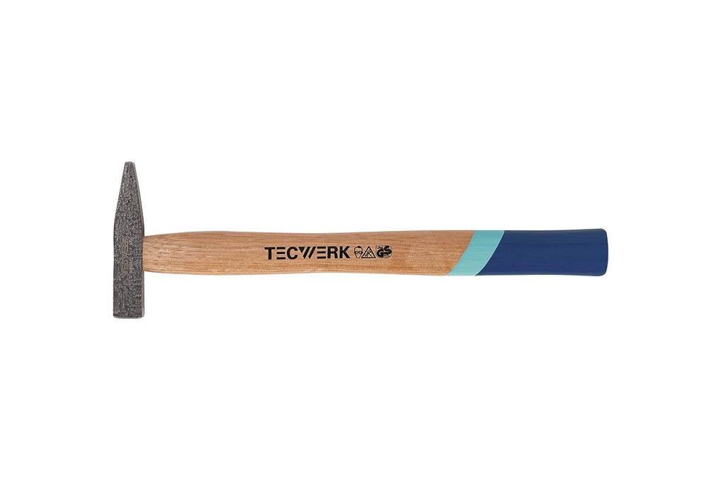 Schlosserhammer 400g Stiel L.320mm Hickory TECWERK