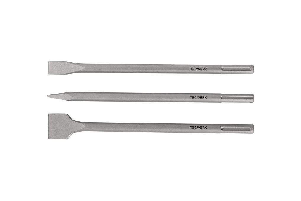 Einsteckwerkzeugset SDS max 3 tlg.L.400mm TECWERK