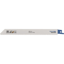 Säbelsägeblatt L.200mm B.19mm TPI 10 2,5mm 5 St. Karte TW Säbelsägeblatt L.200mm B.19mm TPI 10 2,5mm 5 St. Karte TW