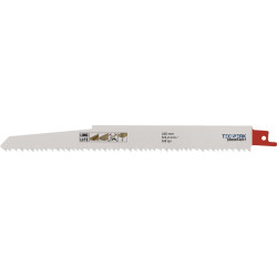 Säbelsägeblatt L.225mm B.22mm TPI 5 8 5 3,2mm 3 St. Karte TW Säbelsägeblatt L.225mm B.22mm TPI 5 8 5 3,2mm 3 St. Karte TW