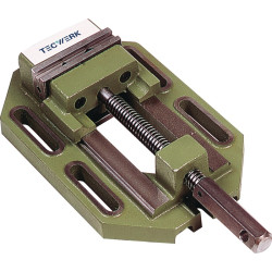 Bohrmaschinenschraubstock Backen B.125mm Spann W.130mm TECWERK